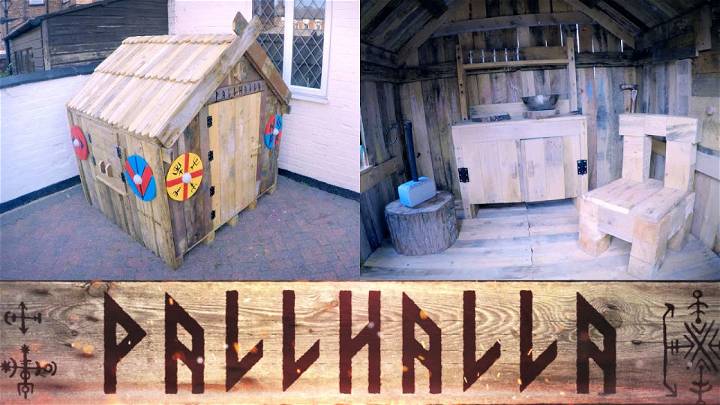 Recycled Pallet Wood Playhouse Ideas