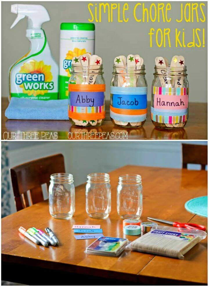 Simple DIY Chore Jars for Kids