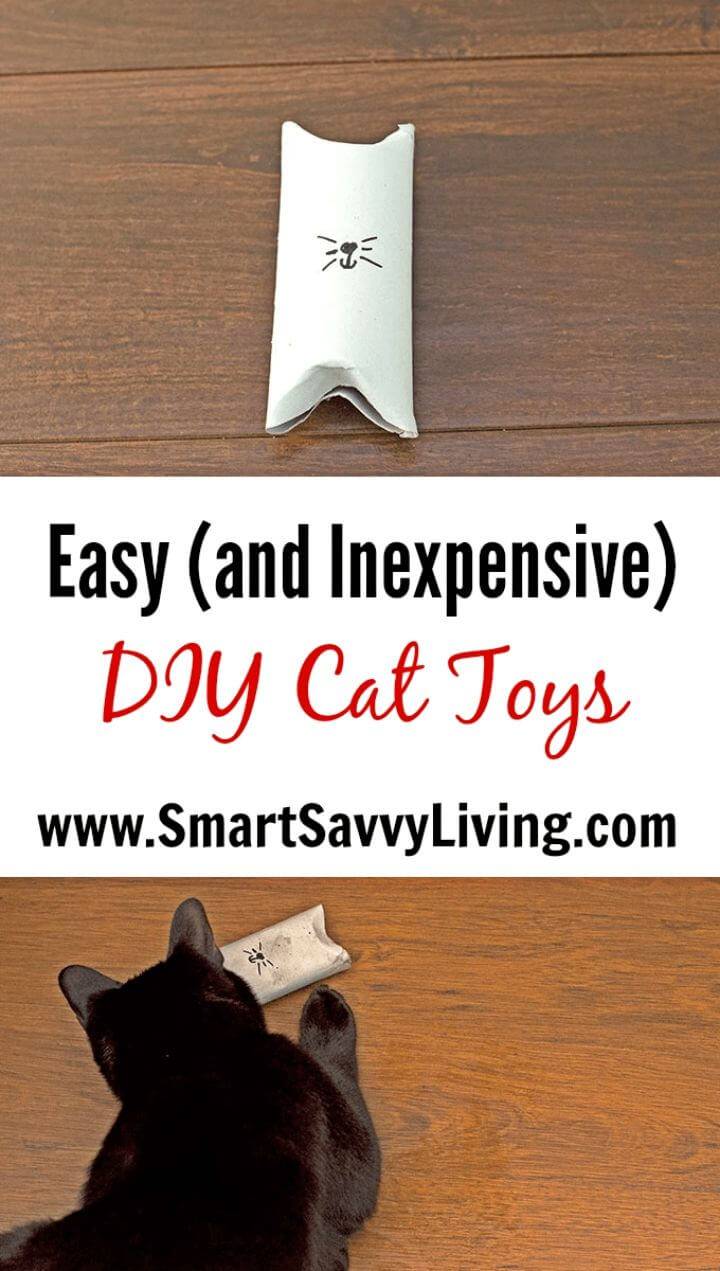 Super Easy DIY Cat Toys