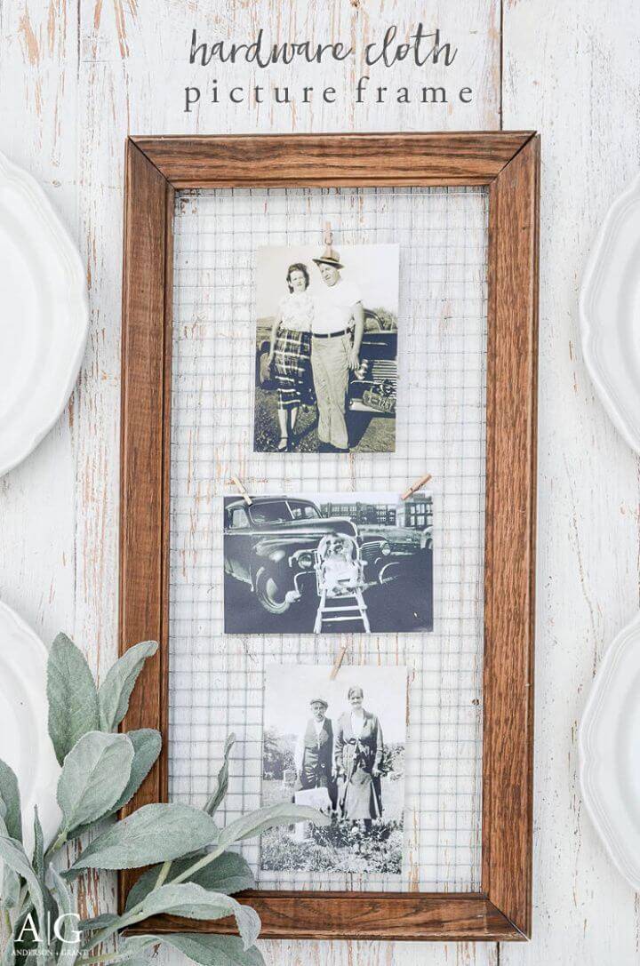 Unique DIY Picture Frame to Display Photos