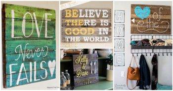 85 DIY Pallet Signs and Pallet Wall Art Ideas 1