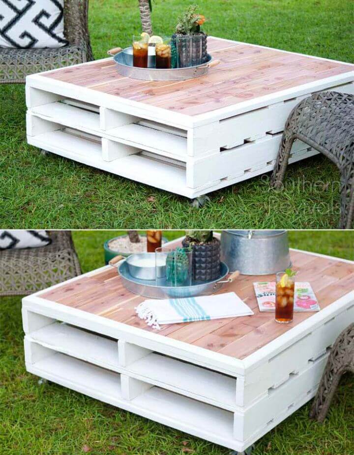 45 Pallet Outdoor Furniture Ideas for Patio ⋆ DIY Crafts