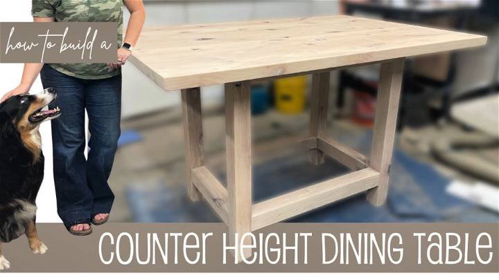 Build a Counter Height Dining Table