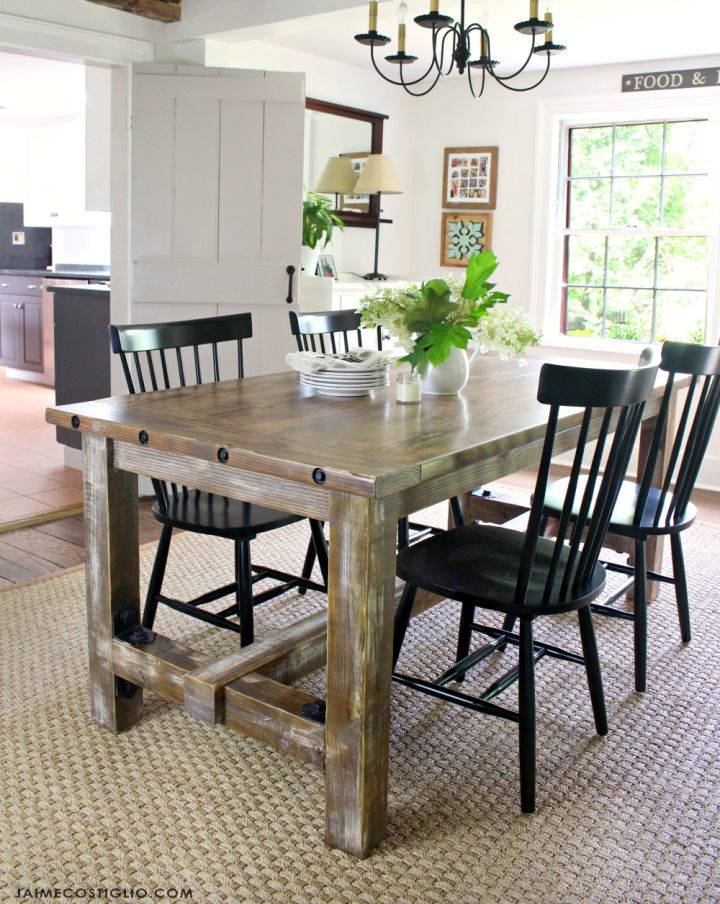 Build a Faux Barnwood Dining Table