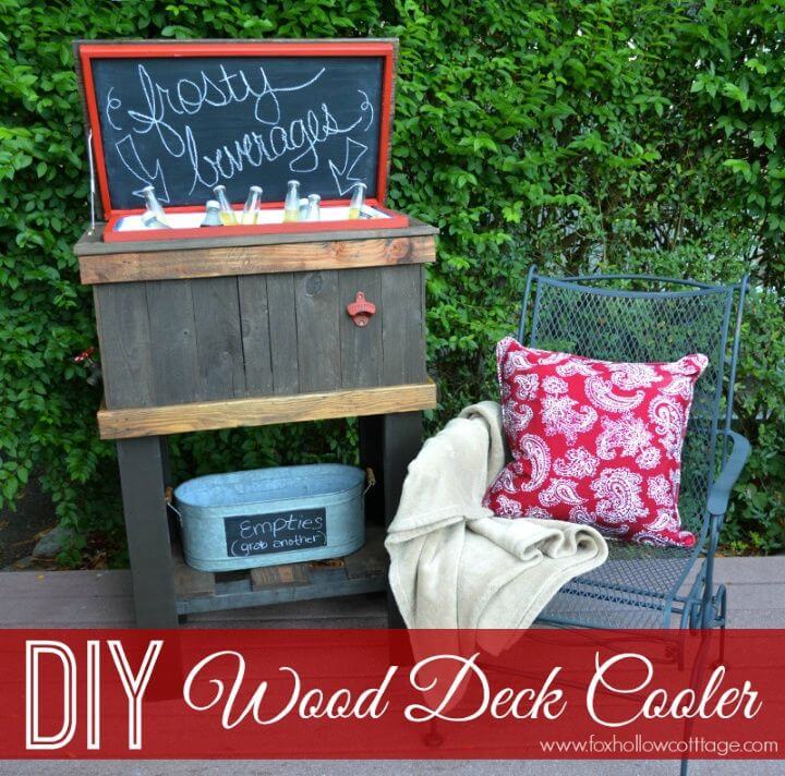 Build a Pallet Wood Deck Cooler