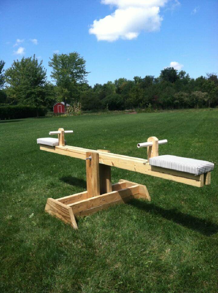 Build a Seesaw from Scrap Wood