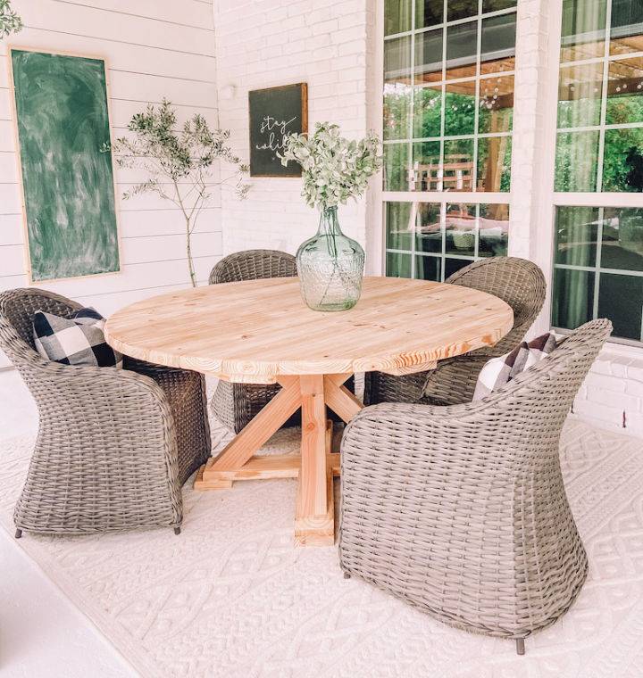 Create a Round Dining Table