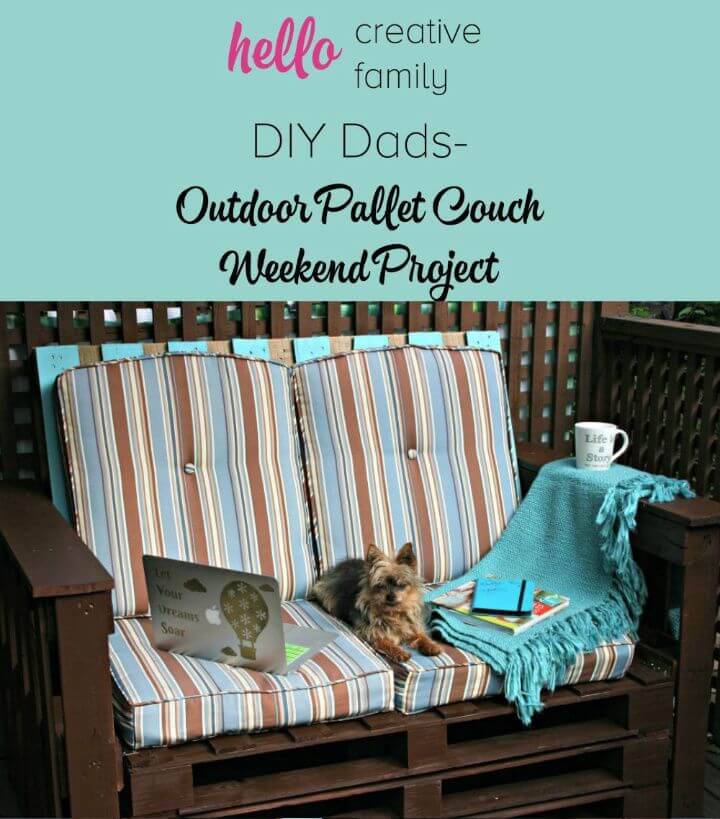 DIY Outdoor Pallet Couch