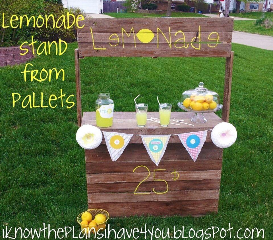 DIY Pallet Lemonade Stand