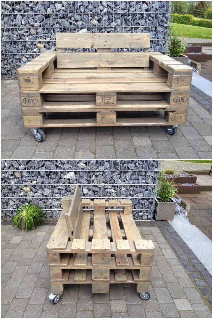 Easy to Make Outdoor Pallet Lounge