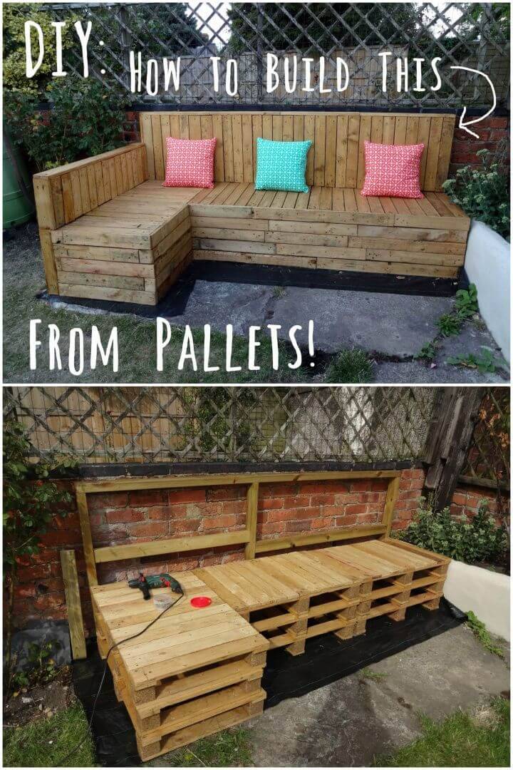 How to Make Pallet Seating