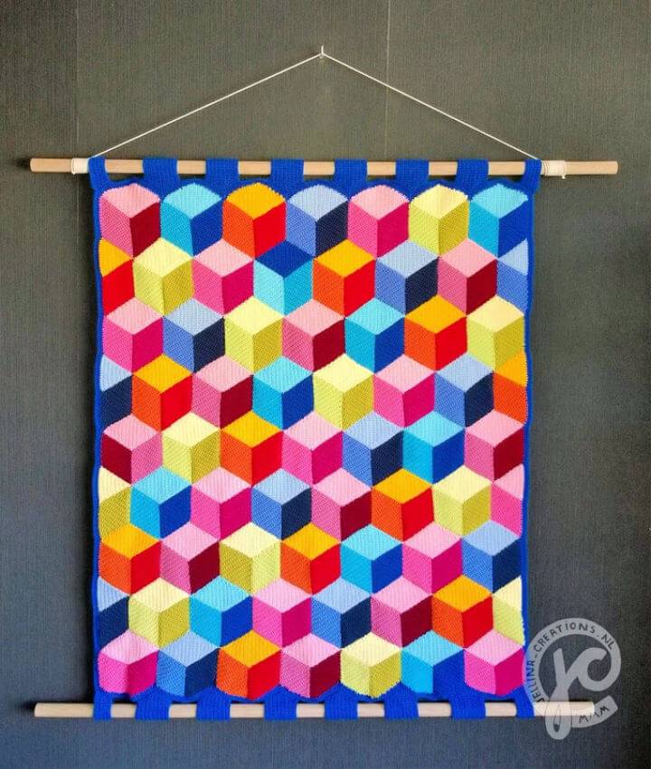 Adorable Wall Hanging Free Crochet Pattern