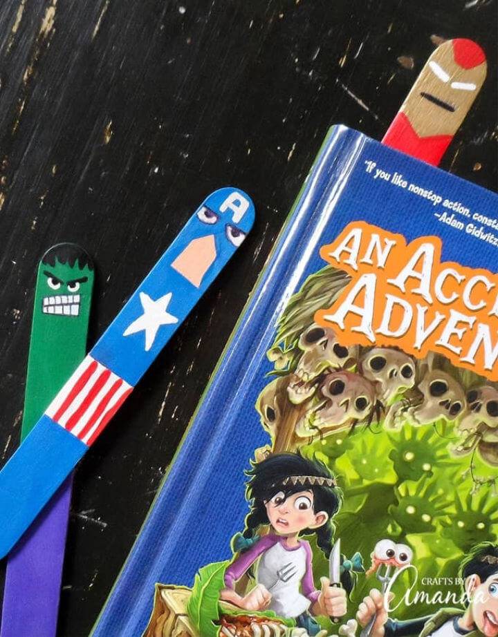 Avengers Bookmarks Craft for Kids