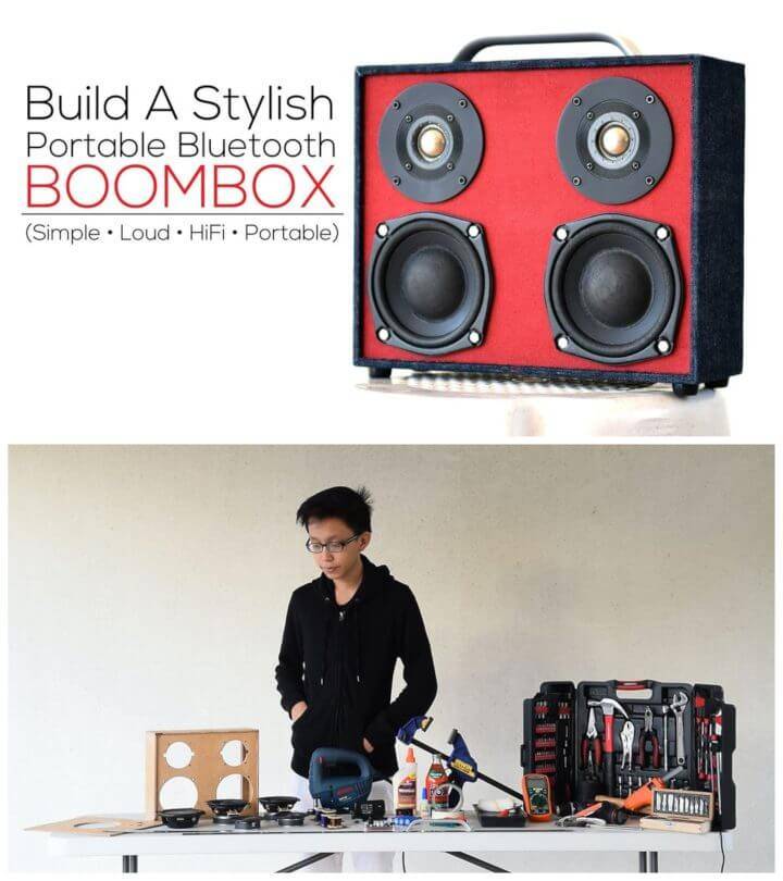 Build a Bluetooth Boombox Speaker from Scratch