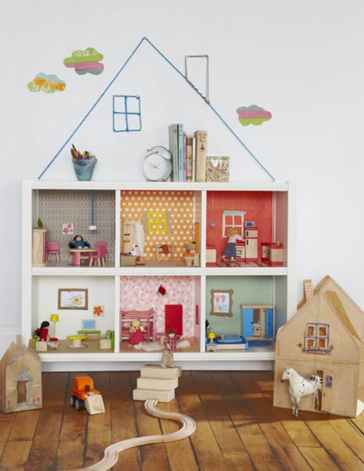 Build a Bookcase Dollhouse