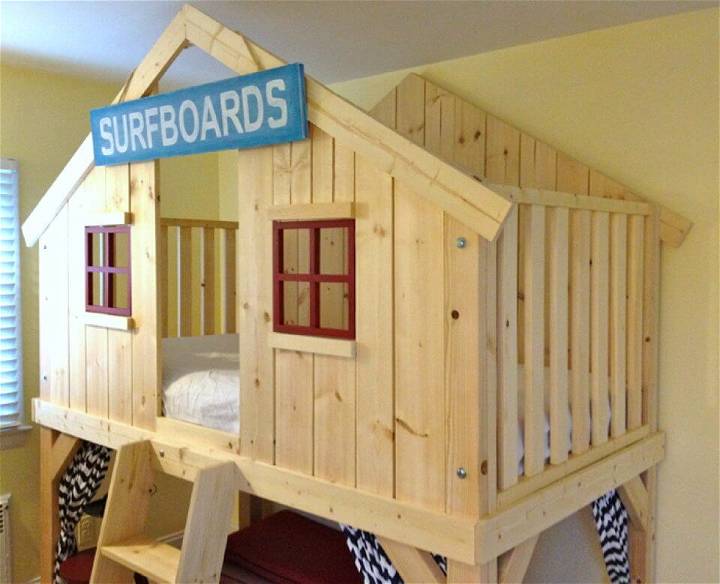 Build a Clubhouse Bed for Kids