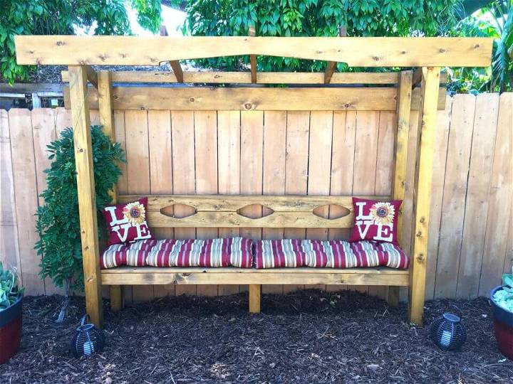 Build a Pergola with a Bench