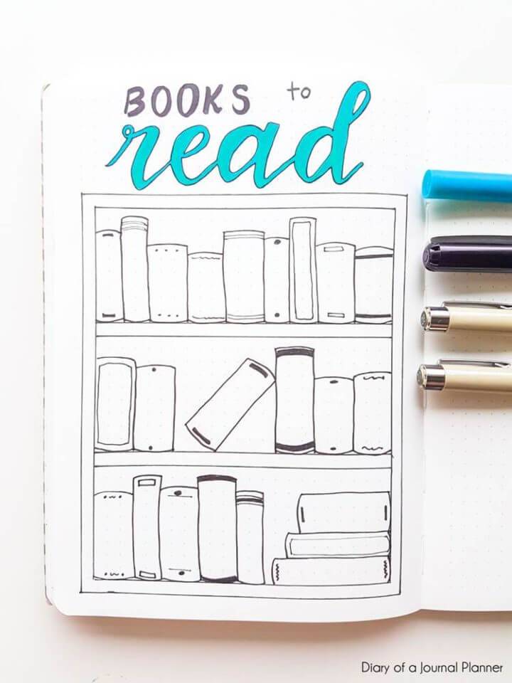 Bullet Journal Books to Read Template