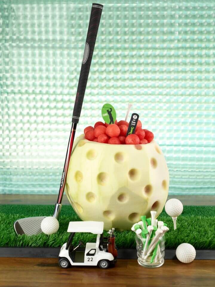 How to Carve Watermelon Golf Ball