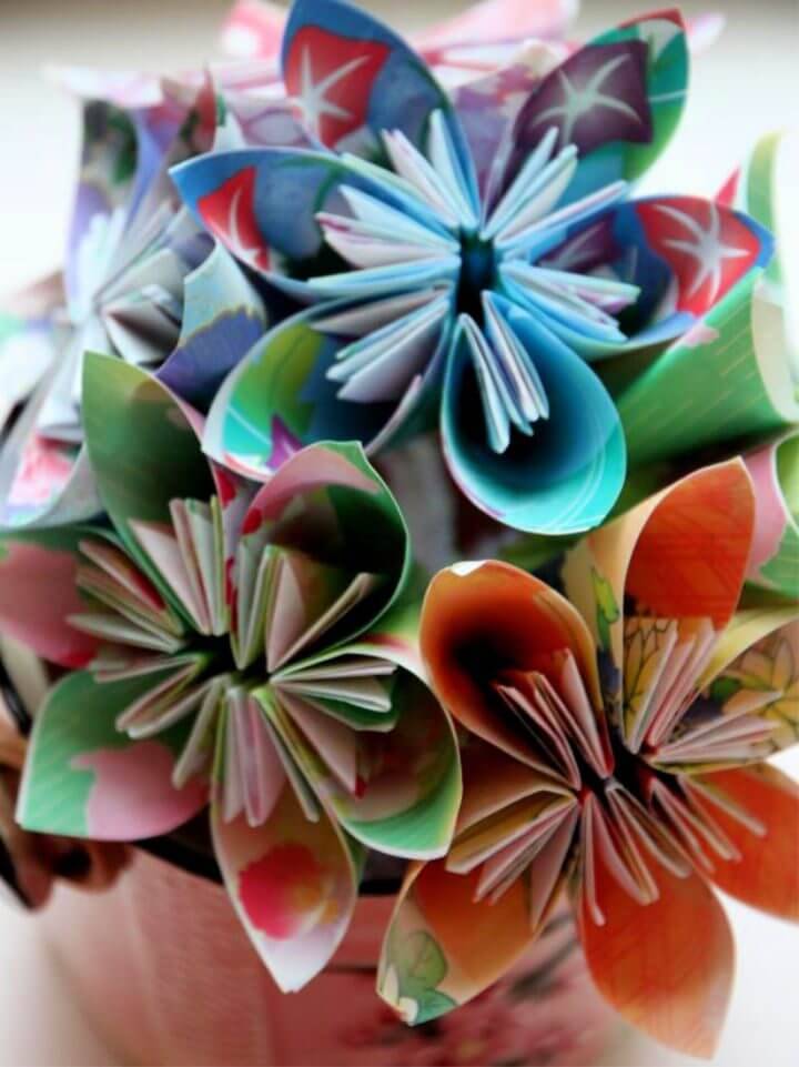 Create Origami Paper Flowers