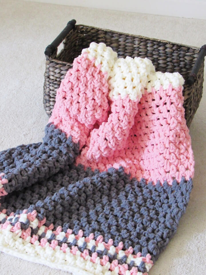 25 Free Crochet Baby Blanket Patterns (Easy PDF Pattern)