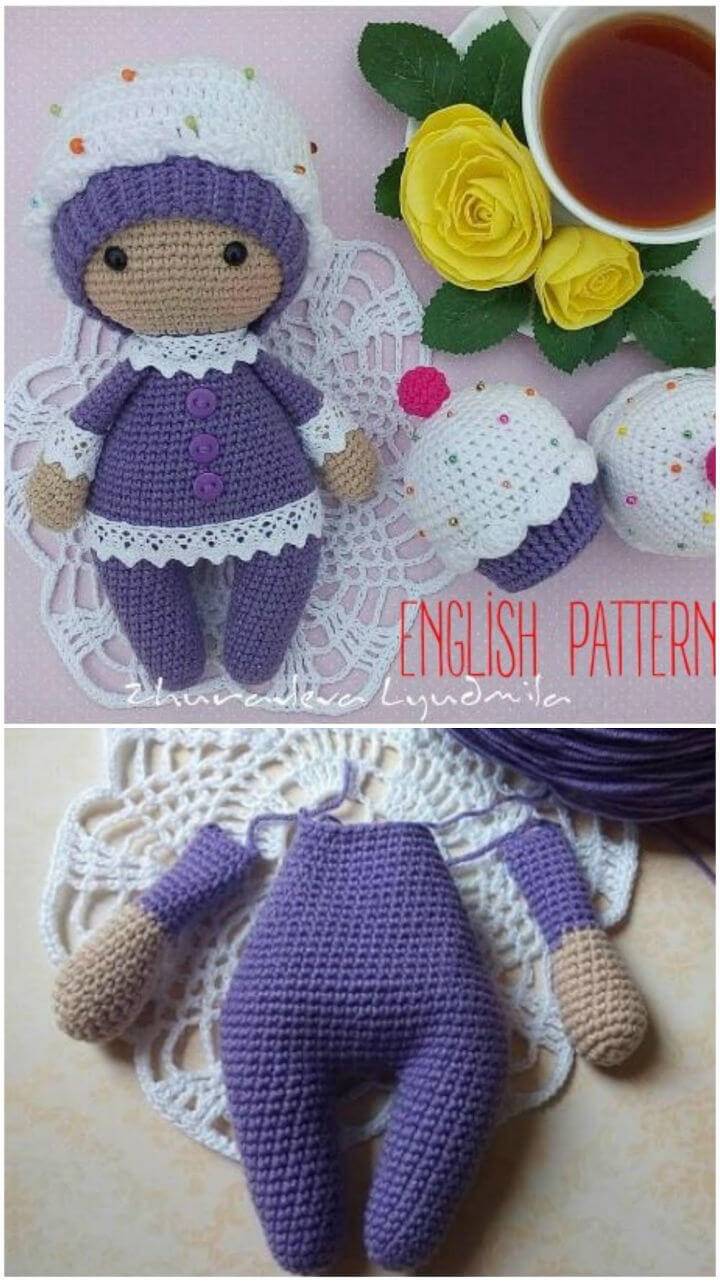 Crochet Cupcake Baby Doll Free Pattern