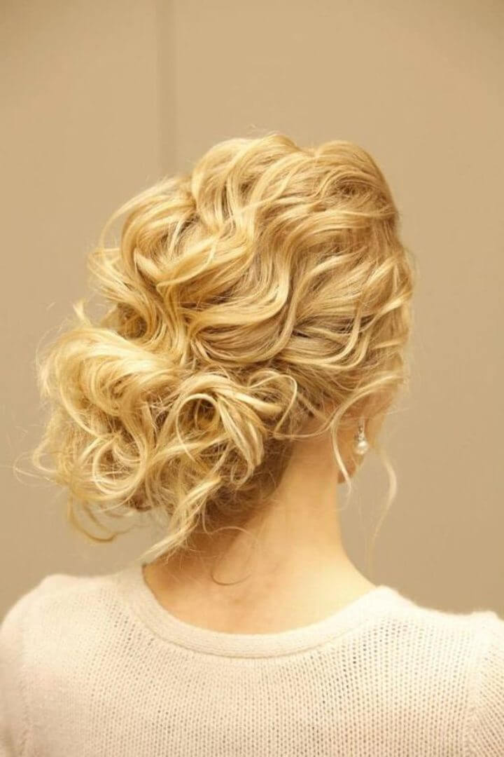 Curly Wedding Updos