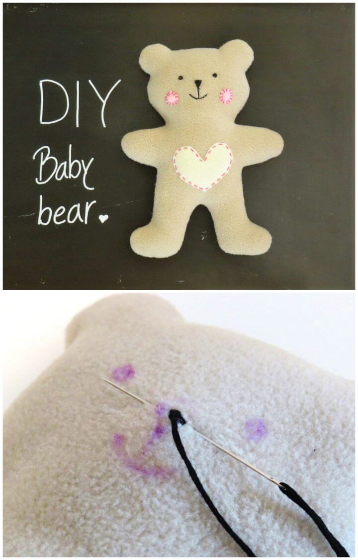 Cute DIY Little Soft Baby Teddy Bear