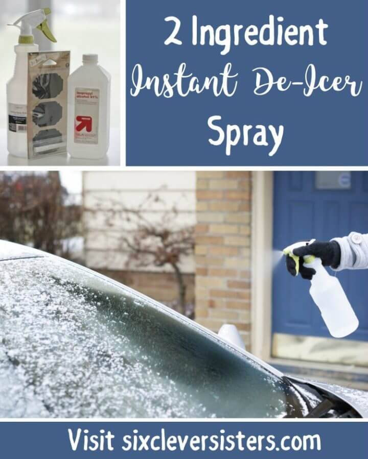 DIY 2 Ingredient Instant De icer Spray