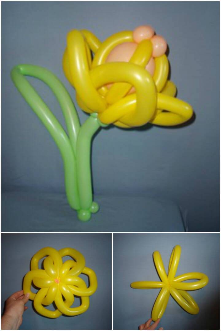 DIY Balloon Flower Daffodil