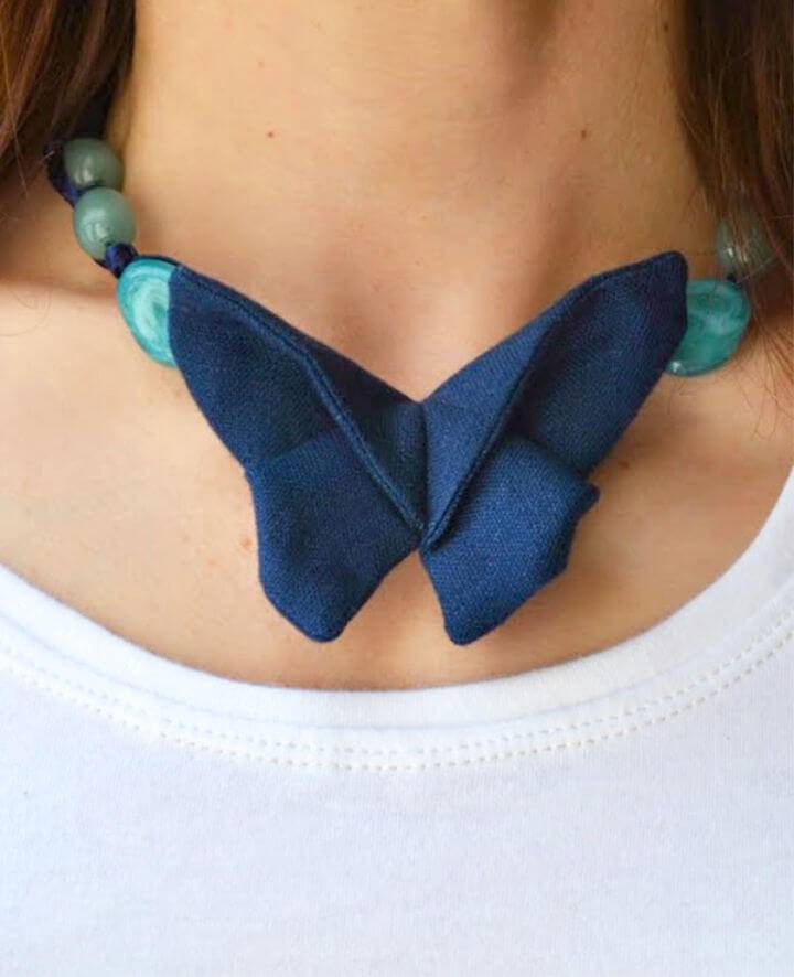 DIY Fabric Origami Butterfly