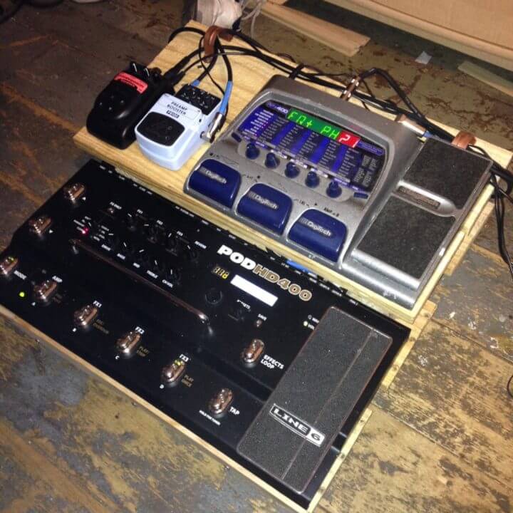 DIY Homemade Pedalboard