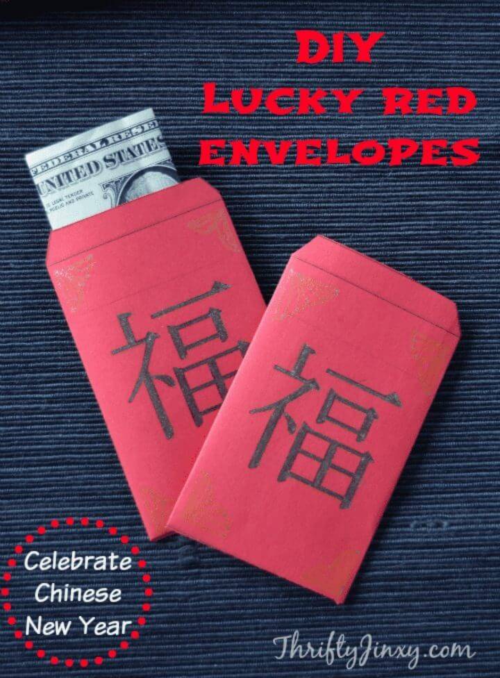 DIY Lucky Red Envelopes Celebrating Chinese New Year