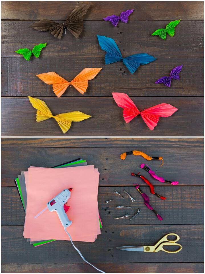 DIY Origami Paper Butterflies for Spring
