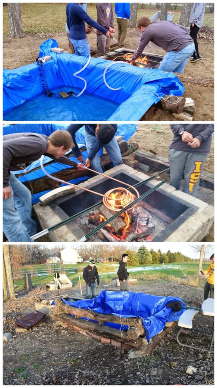 DIY Outdoor Hot Tub