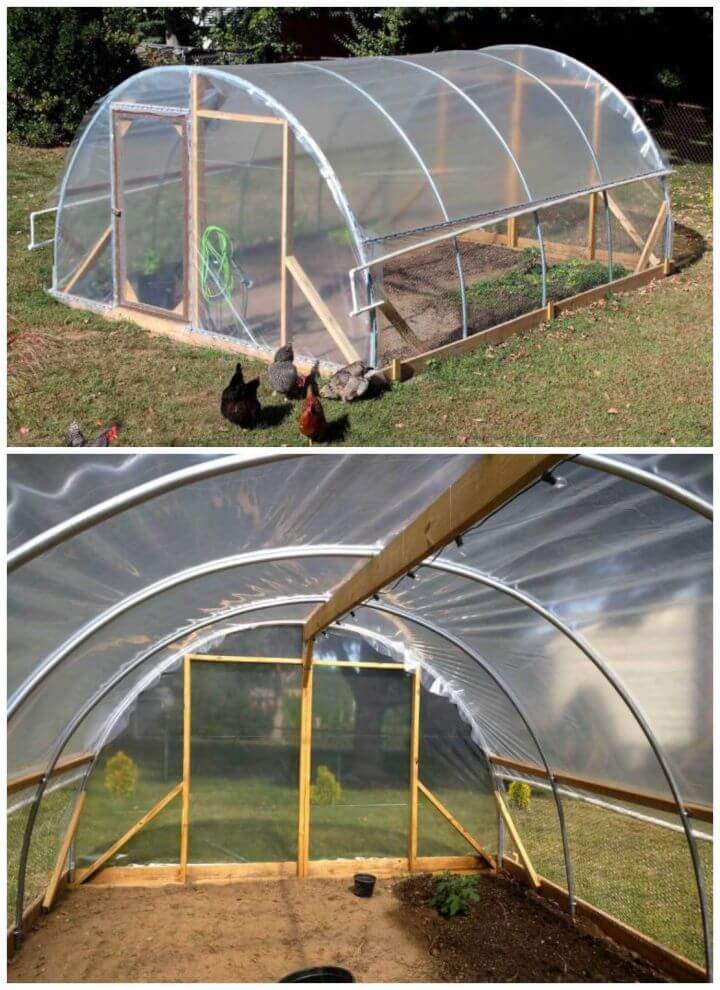 DIY PVC Hoop House Greenhouse