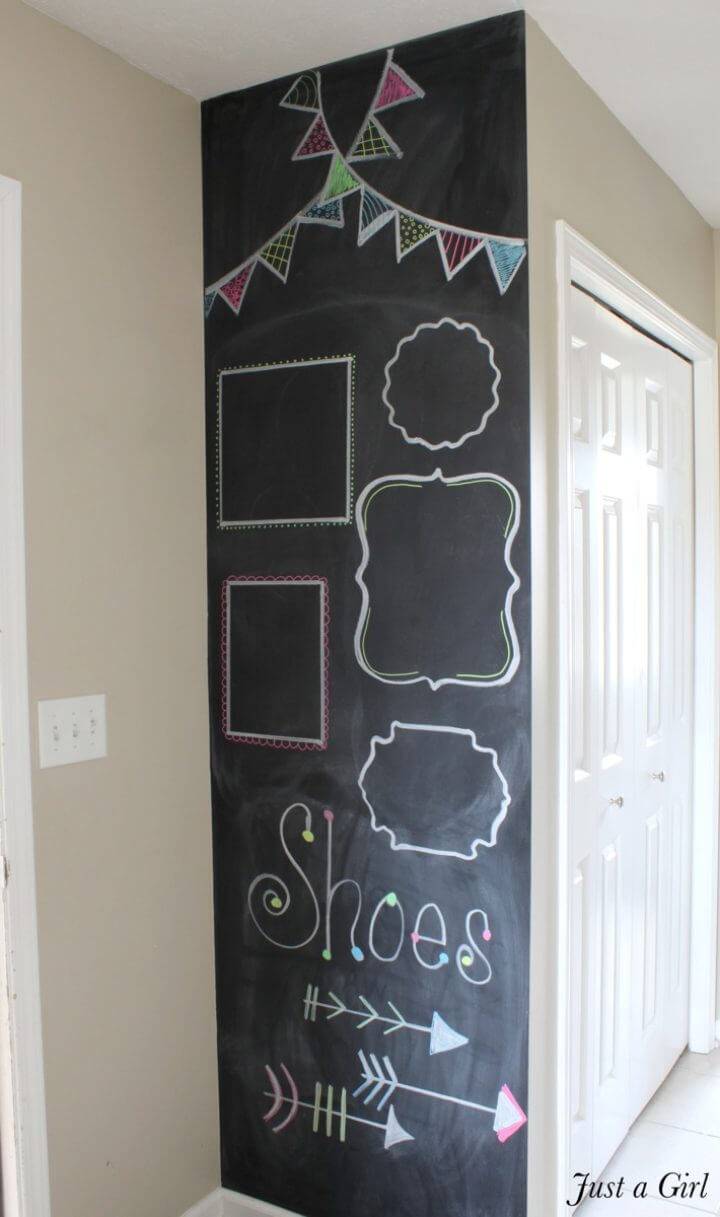 DIY Paint a Chalkboard Wall