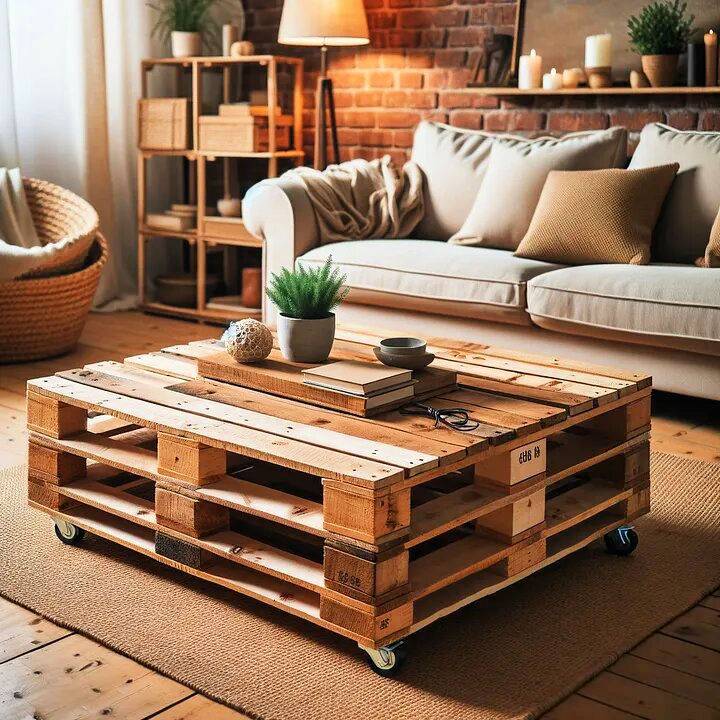 DIY Pallet Coffee Table Step by Step Instructions