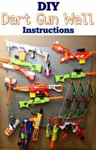 8 DIY Nerf Gun Storage Ideas - DIY Crafts