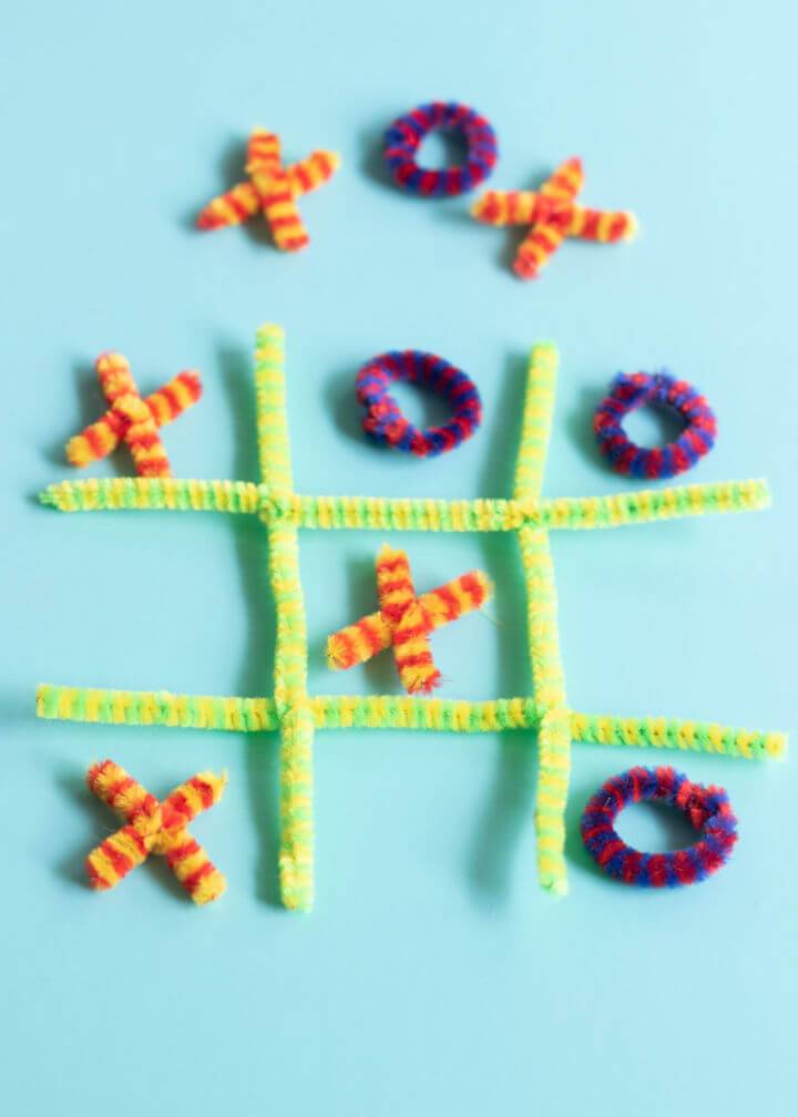 Affordable Pipe Cleaner Tic Tac Toe Craft