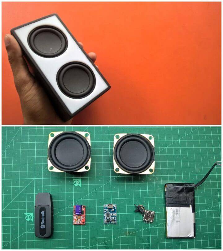 DIY Portable and Powerful Bluetooth Speaker