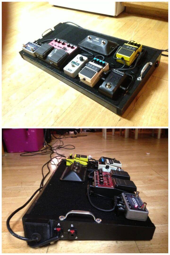DIY Powered Pedal Board With Input Jacks
