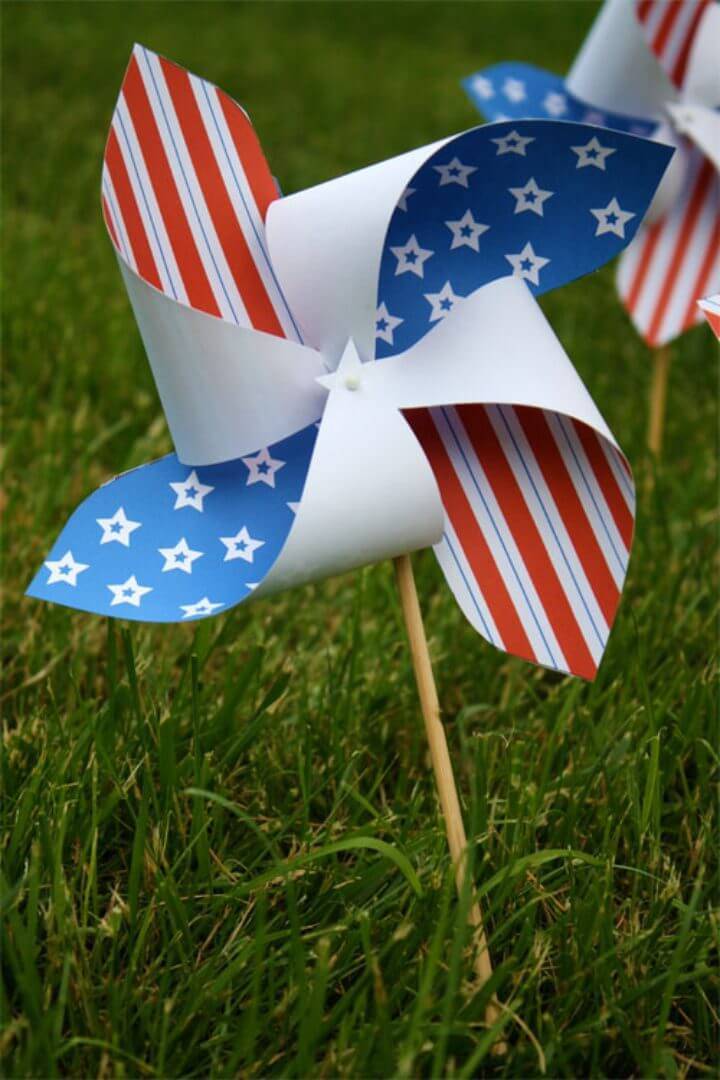 Free Printable Pinwheels for Patriotic Holidays