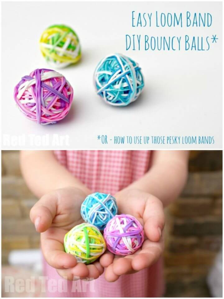 DIY Rubber Band Bouncy Balls