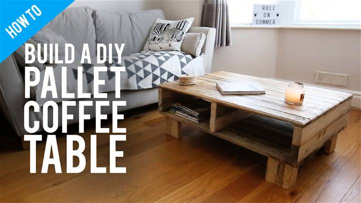 DIY Rustic Pallet Coffee Table