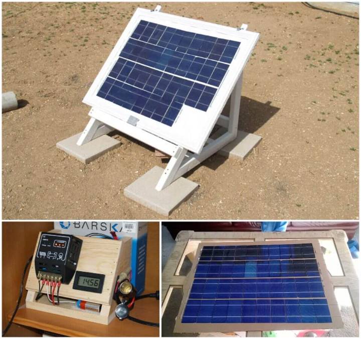 DIY Solar Panel Setup Around 100