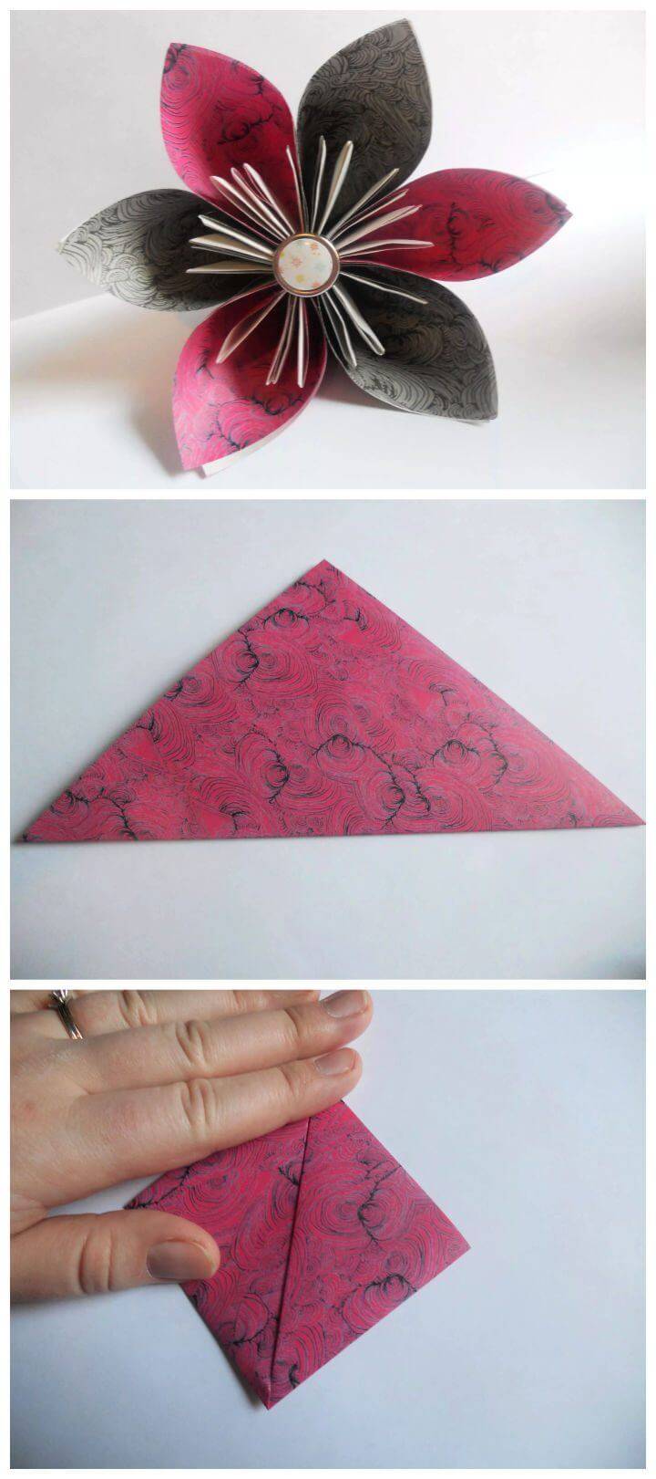 DIY an Origami Kusudama Flower