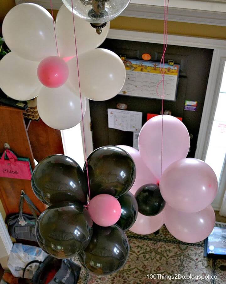 Easy DIY Balloon Flowers