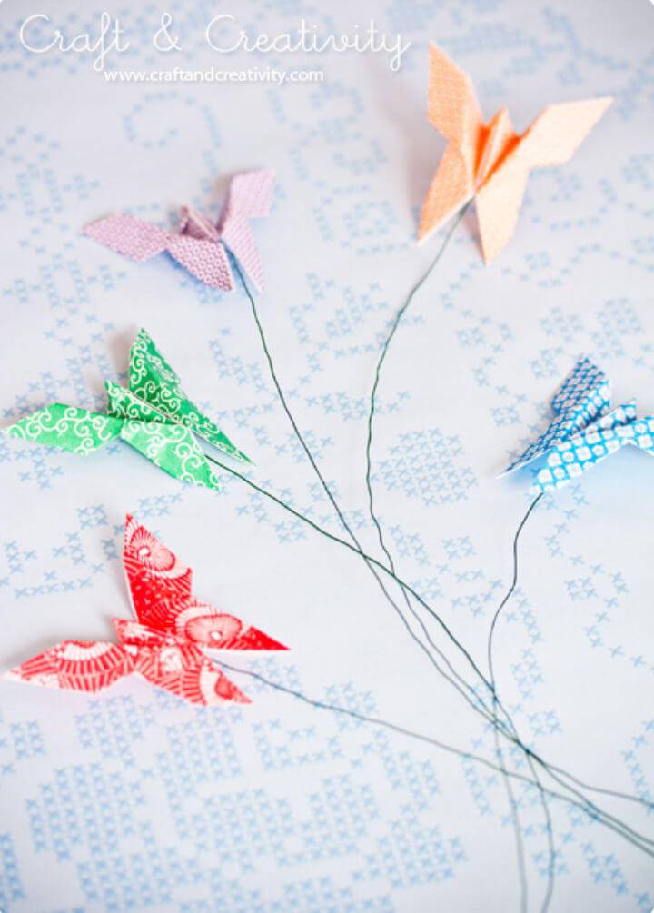 Easy DIY Origami Butterflies