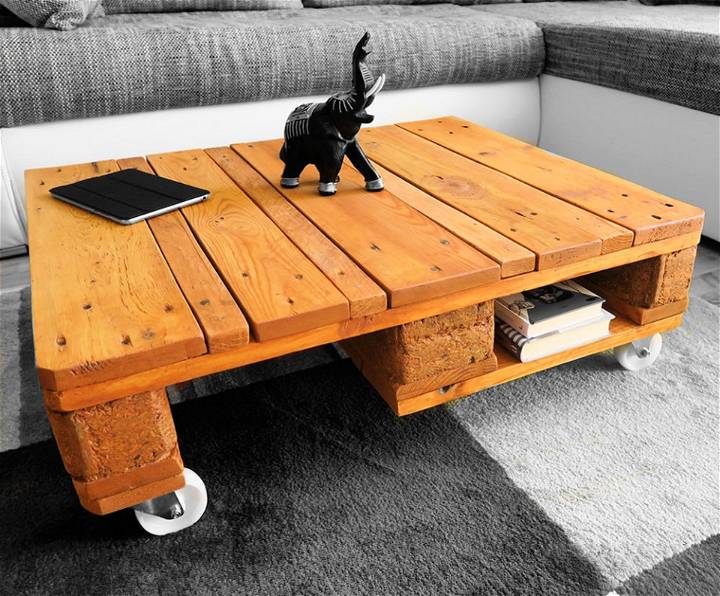 Easy and Cheap Pallet Coffee Table